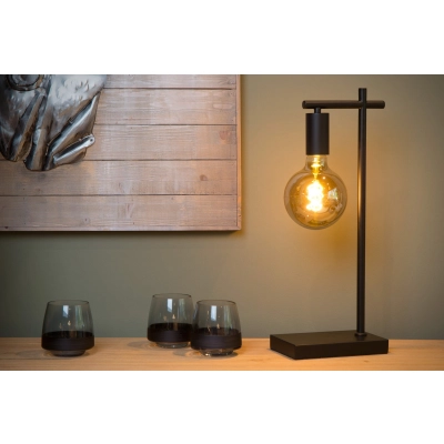 lafabryka.pl LEANNE - Lampa stołowa - 1xE27 - Black 21521/01/30 Lucide
